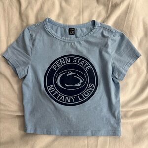 women pennstate crop top